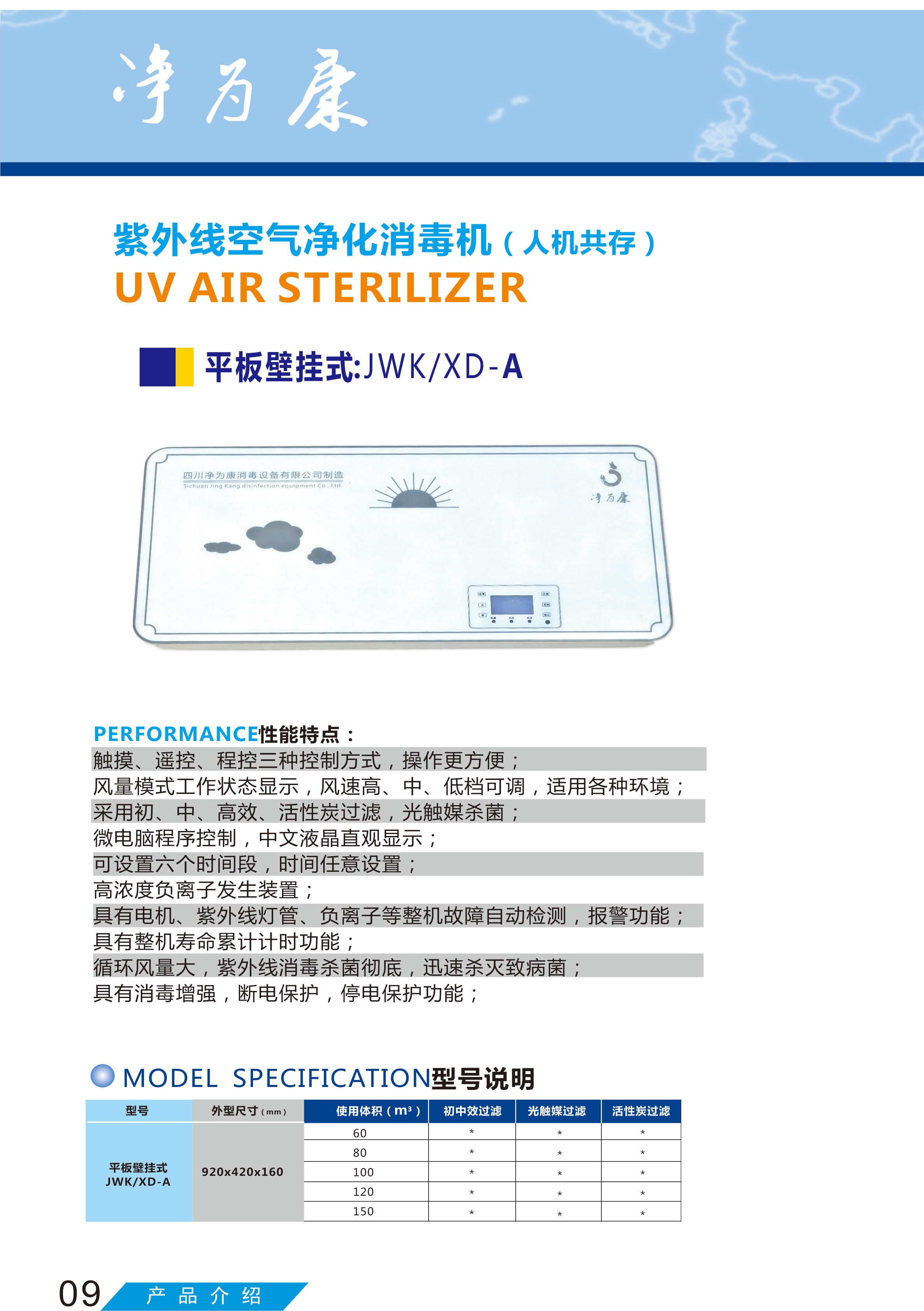 紫外線空氣凈化消毒機