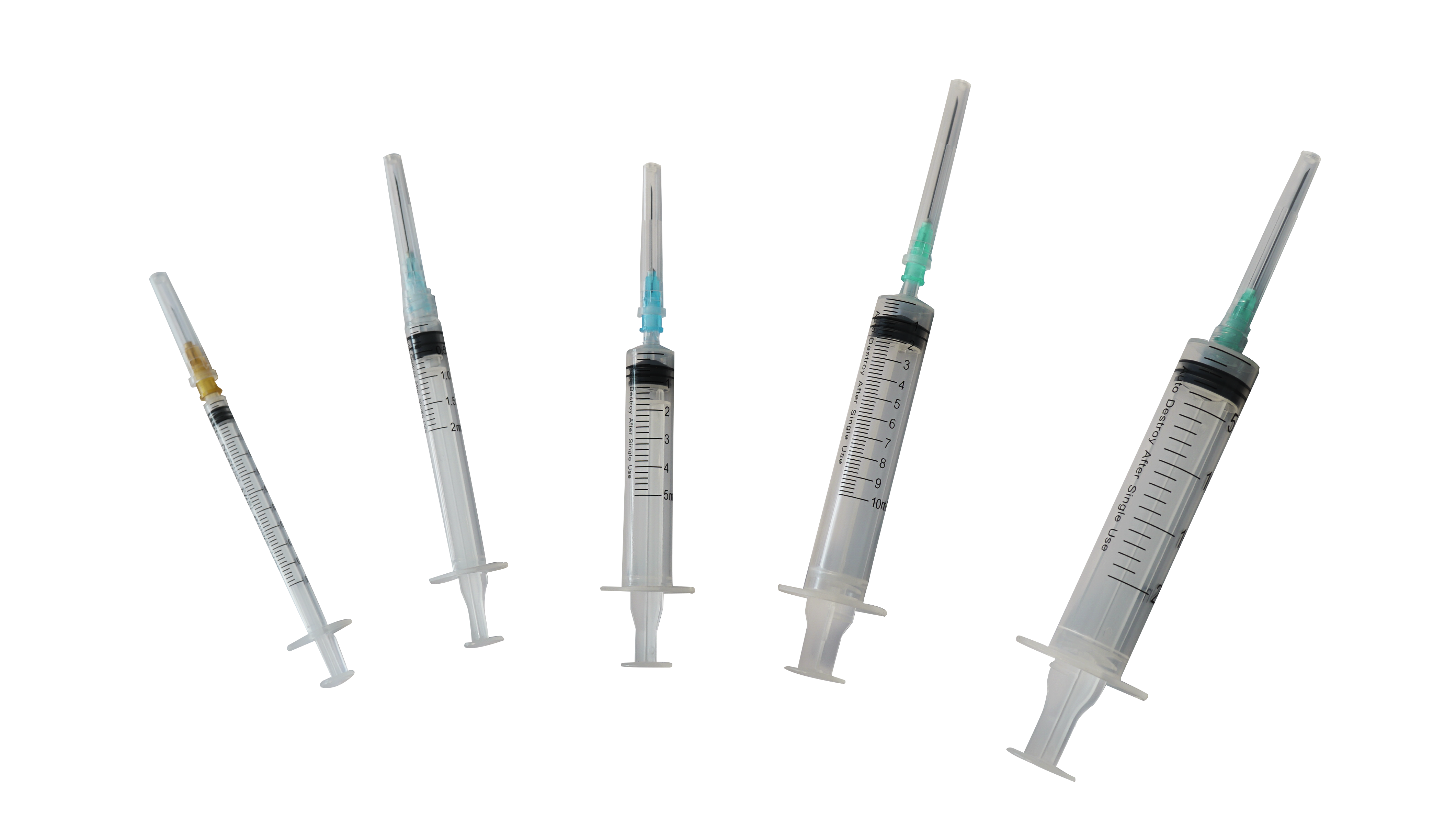 一次性使用無(wú)菌自毀式注射器帶針