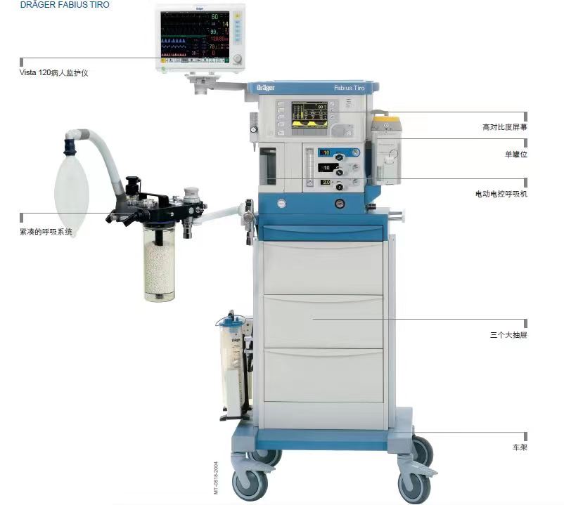 德爾格麻醉機(jī)Fabius Tiro